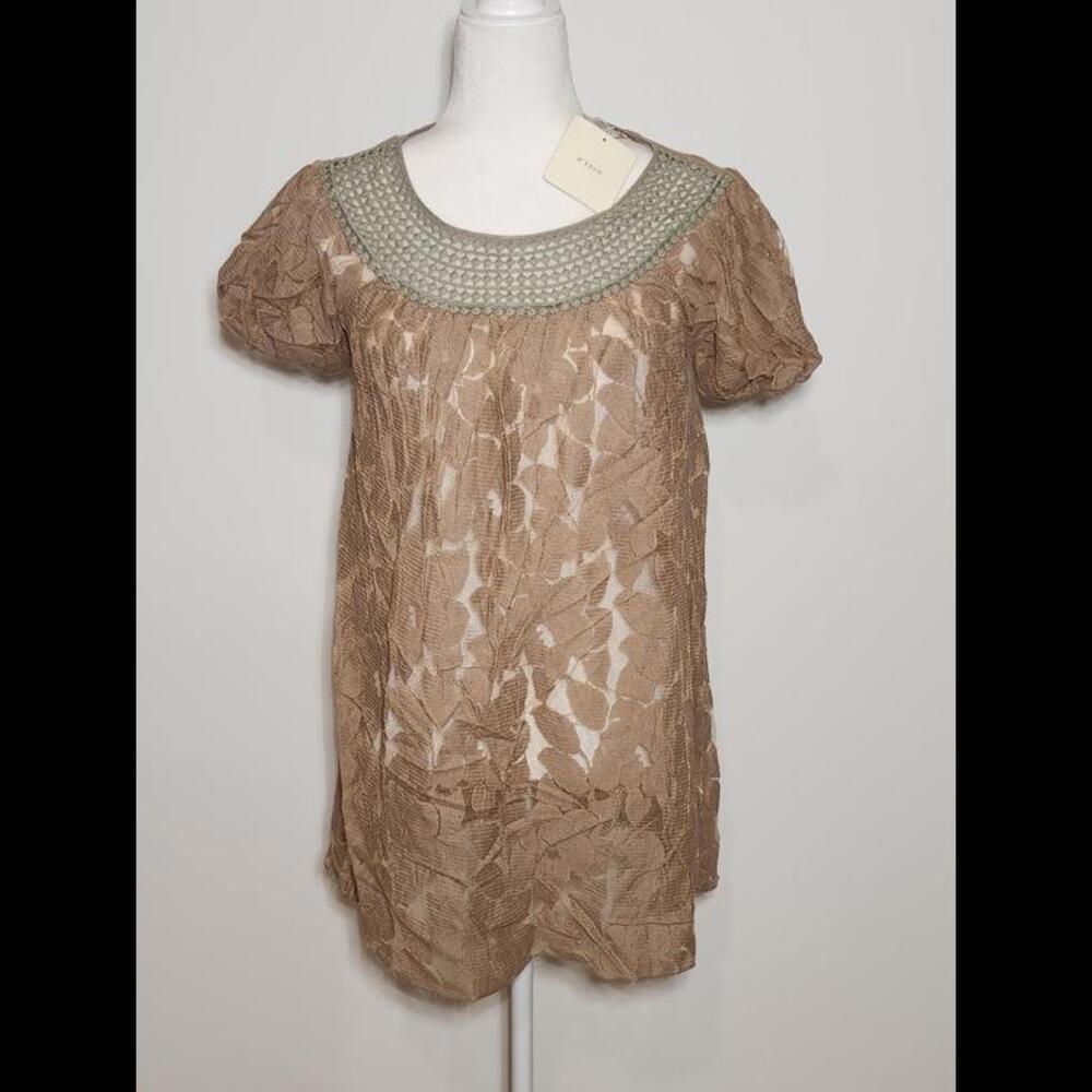 NWT! A'reve | Lace Dress Brown MSRP $64.95